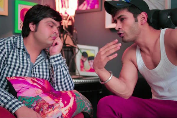 Amit Khanna (Left) in a still from All About Section 377
