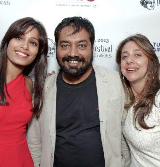 Christina Marouda with Director Anurag Kashyap and Actor Frieda Pinto