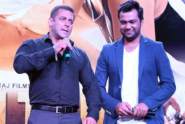 With Salman Khan at the trailer launch