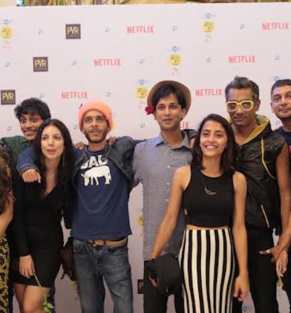 The team of Brahman Naman at the India premiere of the film at MAMI Film Club with Star