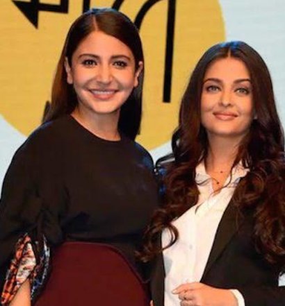 Anushka Sharma with Aishwarya Rai Bachchan