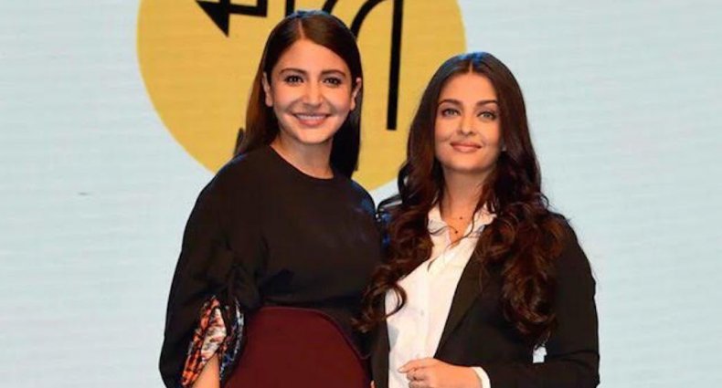 Anushka Sharma with Aishwarya Rai Bachchan